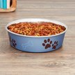 Show in main carousel: Loving Pets Bella Non-Skid Stainless Steel Dog & Cat Bowl, Blueberry, 6.5-cup slide 3 of 5