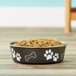 Show in main carousel: Loving Pets Bella Non-Skid Stainless Steel Dog & Cat Bowl, Espresso, 3.25-cup slide 3 of 5