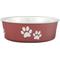 Show in main carousel: Loving Pets Bella Non-Skid Stainless Steel Dog & Cat Bowl, Merlot, 1.75-cup slide 1 of 4