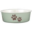 Show in main carousel: Loving Pets Bella Non-Skid Stainless Steel Dog & Cat Bowl, Metallic Artichoke, 1.75-cup slide 1 of 5