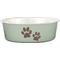 Show in main carousel: Loving Pets Bella Non-Skid Stainless Steel Dog & Cat Bowl, Metallic Artichoke, 1.75-cup slide 1 of 5