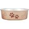 Show in main carousel: Loving Pets Bella Non-Skid Stainless Steel Dog & Cat Bowl, Metallic Champagne, 7.75-cup slide 1 of 5