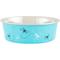 Show in main carousel: Loving Pets Bella Non-Skid Stainless Steel Dog & Cat Bowl, Turquoise, 1.75-cup slide 1 of 5