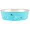 Show in main carousel: Loving Pets Bella Non-Skid Stainless Steel Dog & Cat Bowl, Turquoise, 6.5-cup slide 1 of 6