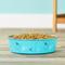 Show in main carousel: Loving Pets Bella Non-Skid Stainless Steel Dog & Cat Bowl, Turquoise, 6.5-cup slide 4 of 6