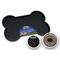 Show in main carousel: Loving Pets Bella Spill-Proof Dog Placemat, Black, Small slide 1 of 2