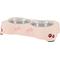 Show in main carousel: Loving Pets Dolce Double Diner Non-Skid Elevated Dog & Cat Bowls, Pink, 2.75-cup slide 1 of 7