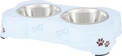 Loving Pets Dolce Double Diner Pet Dish, Murano, 24-oz slide 1 of 4
