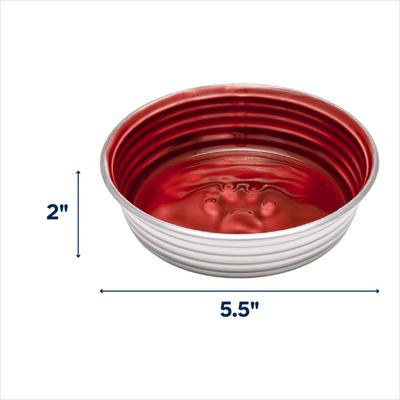 Show full view: Loving Pets Le Bol Dog Bowl, Bordeaux, Small slide 2 of 3