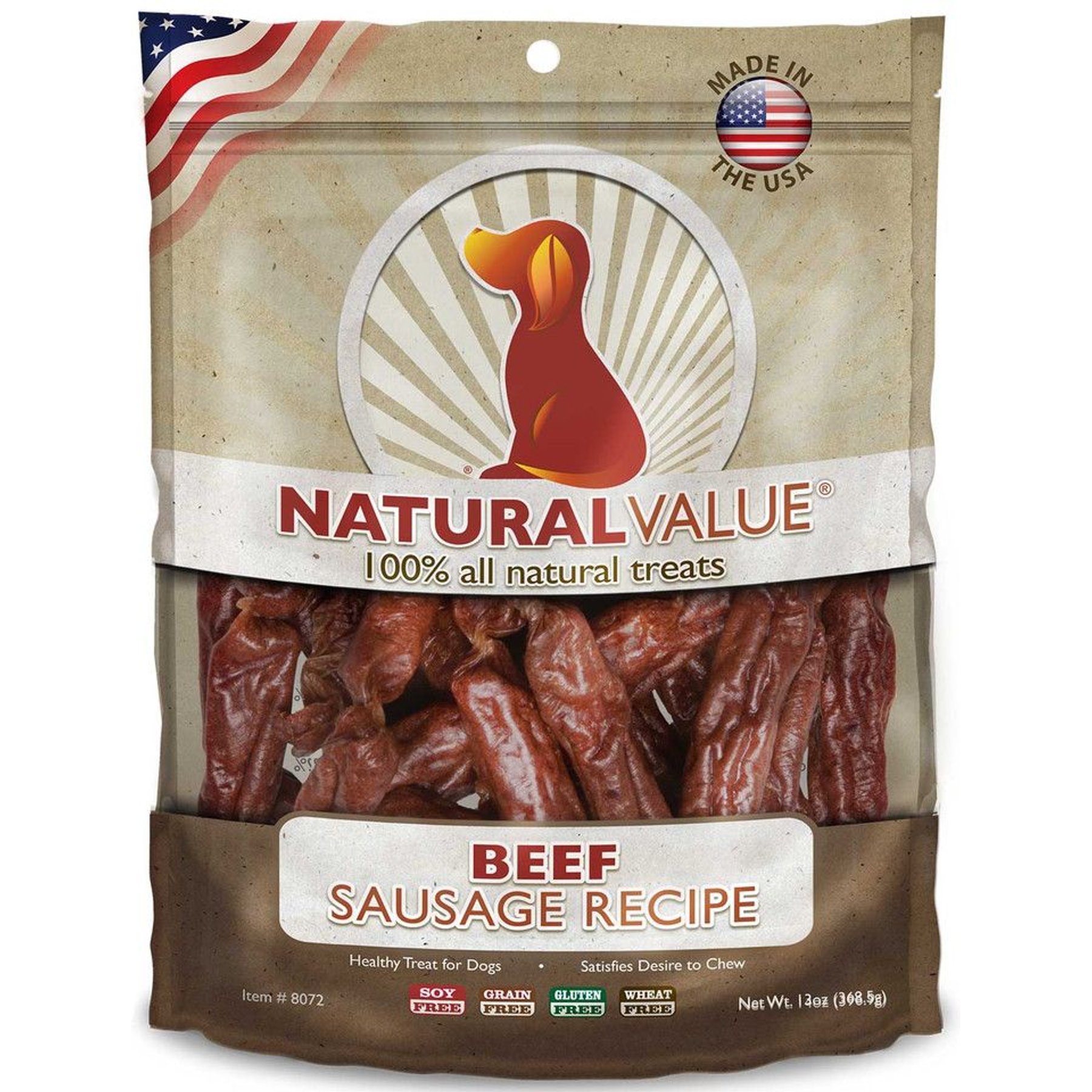 Loving Pets Natural Value Beef Dog Jerky Treat, 13-oz bag