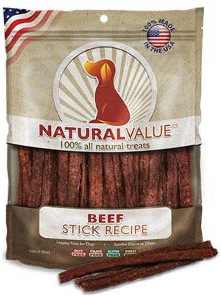 Loving Pets Natural Value Beef Dog Jerky Treat, 14-oz bag