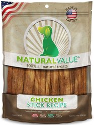 Loving Pets Natural Value Chicken Dog Jerky Treat, 14-oz bag