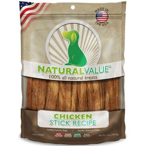 Loving Pets Natural Value Chicken Dog Jerky Treat, 14-oz bag