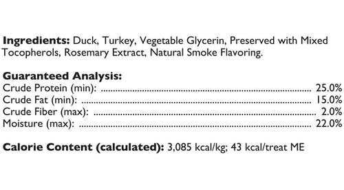 Show full view: Loving Pets Natural Value Duck Dog Jerky Treat, 13-oz bag slide 4 of 5