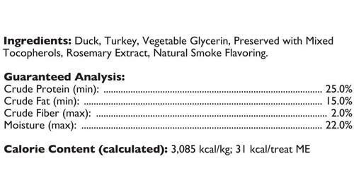 Show full view: Loving Pets Natural Value Duck Dog Jerky Treat, 14-oz bag slide 4 of 5