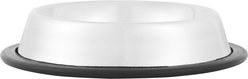 Loving Pets Non-Skid Stainless Steel Dog & Cat Bowl, 1-cup
