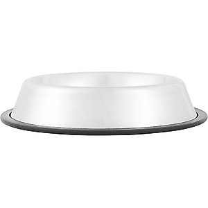 Loving Pets Non-Skid Stainless Steel Dog & Cat Bowl, 2-cup