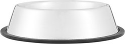 Loving Pets Non-Skid Stainless Steel Dog & Cat Bowl, 8-cup