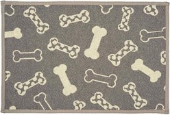Loving Pets Polka Dots Bone Dog Placemat