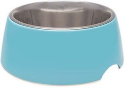 Loving Pets Retro Dog Bowl, Electric Blue, Medium