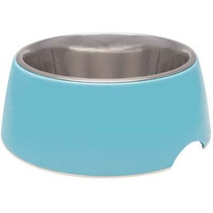 Loving Pets Retro Dog Bowl, Electric Blue, Medium