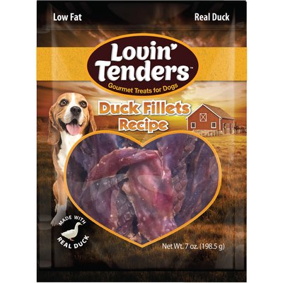 Lovin'Tenders Lovin'Tenders Duck Fillet Recipe Dog jerky Treat, 7-oz bag