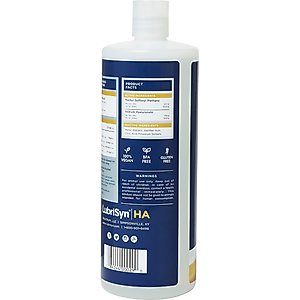 LubriSyn HA Plus MSM Joint Health Liquid Dog, Cat & Horse Supplement, 1-qt bottle
