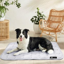 Luciphia Non-Slip Washable Summer Pad Portable Bed Cooling Dog Crate Mat, Gray, 20 x 30-in slide 1 of 8