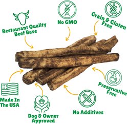 Lucky Premium Treats Beef Basted Rawhide Large Dog Chews, 14 count slide 2 of 4