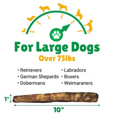 Show full view: Lucky Premium Treats Beef Basted Rawhide Large Dog Chews, 14 count slide 4 of 5