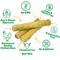 Show in main carousel: Lucky Premium Treats Chicken Basted Rawhide Bull Sticks X-Large Dog Chews, 10 count slide 3 of 5