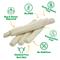 Show in main carousel: Lucky Premium Treats Plain Rawhide Large Dog Chews, 10 count slide 3 of 6