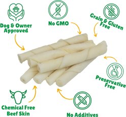 Lucky Premium Treats Plain Rawhide X-Small & Toy Dog Chews, 50 count slide 2 of 5