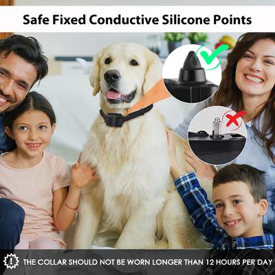 Show full view: Luckypets 1640-ft Remote Range & Rechargeable with 3 Training Modes Dog Training Collar, Black slide 3 of 10