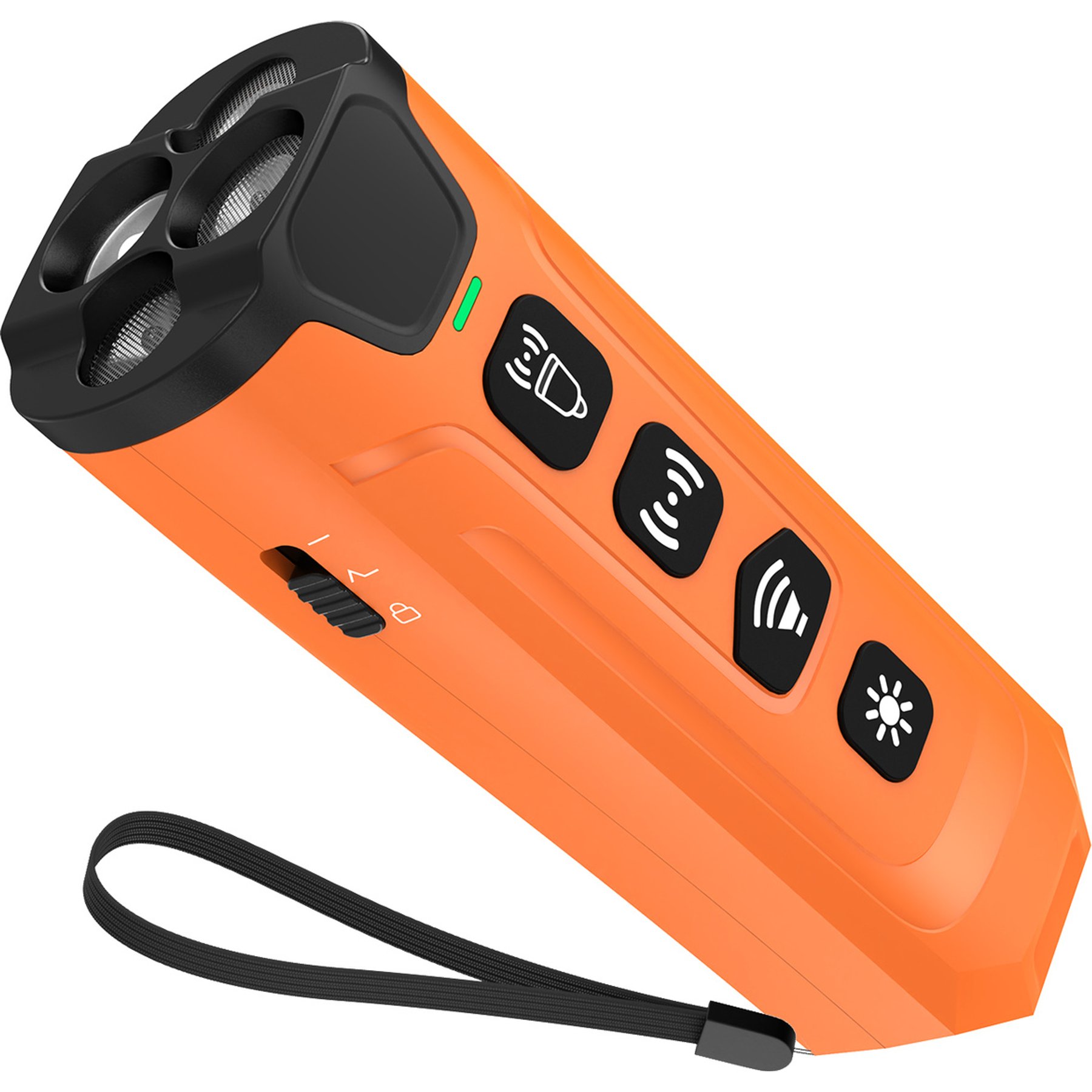 Luckypets Indoor & Outdoor Ultrasonic Bark Control & Dog Bark Deterrent Devices, Orange