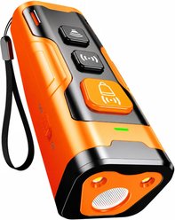 Luckypets Indoor & Outdoor Ultrasonic Dog Bark Deterrent Devices, Orange