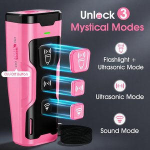 Luckypets Indoor & Outdoor Ultrasonic Dog Bark Deterrent Devices, Pink