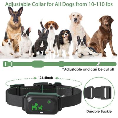Show full view: Luckypets Rechargeable Shock Collar with Beep, Vibration & Shock Modes Dog Training Collar, Black slide 8 of 9