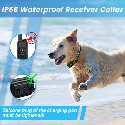 Show full view: Luckypets Rechargeable & Waterproof Dog Training Collar, Black slide 4 of 10