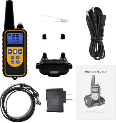 Show full view: Luckypets Rechargeable & Waterproof Dog Training Collar, Yellow slide 9 of 10