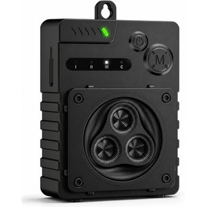 Luckypets Ultrasonic 3 Frequencies, IP45 Waterproof Barking Dog Deterrent System, Black