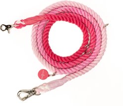Lucy & Co. Hands-Free Rope Dog Leash, 7-ft long, 3/4-in wide, Cupid's Crush