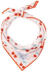 Lucy & Co. The Cheery Cherries Dog Bandana, Red, Small