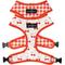 Show in main carousel: Lucy & Co. The Cheery Cherries Reversible Dog Harness, Red, Medium: 17 to 23-in chest slide 1 of 8