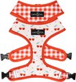 Lucy & Co. The Cheery Cherries Reversible Dog Harness, Red, Small: 14 to 18-in chest