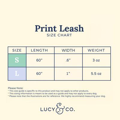 Show full view: Lucy & Co. The Chocolate Meadows Polyester Standard Dog Leash, Brown, Small: 5-ft long, 3/5-in wide slide 4 of 4