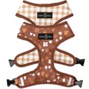 Lucy & Co. The Chocolate Meadows Reversible Basic Dog Harness, Brown, Large: 20 to 28-in chest