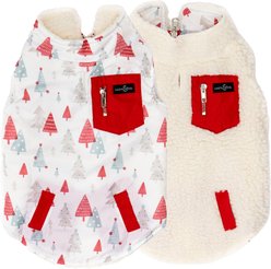Lucy & Co. The Fa La La Reversible Teddy Dog Vest, Medium