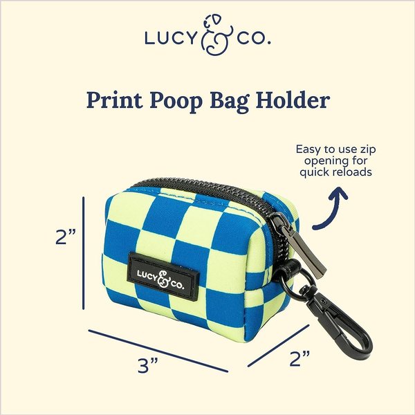 Lucy & Co. The Have a Nice Day Poop Bag Dispenser with Bags, 15 count, Unscented