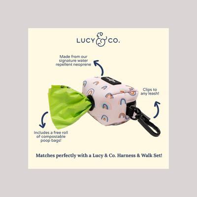 Show full view: Lucy & Co. The In the Clouds Poop Bag Dispenser with Bags, 15 count, Unscented slide 2 of 3